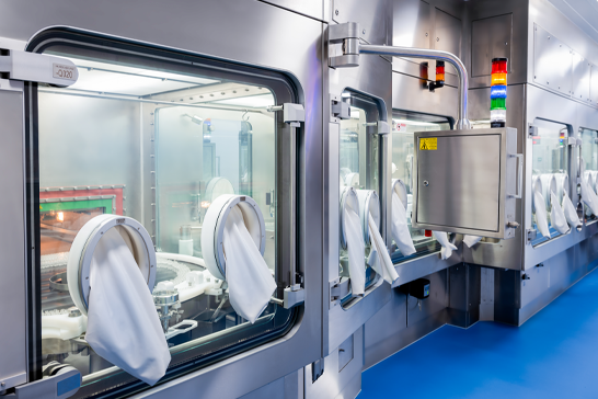 Bavarian Nordic Turntable Isolator with Glove Box